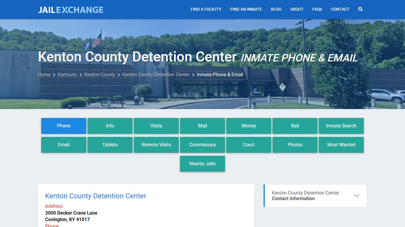 Inmate Phone - Kenton County Detention Center, KY - Jail Exchange